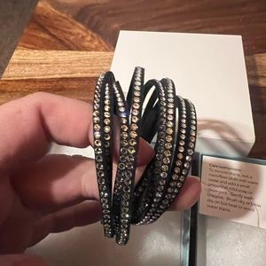 Touchstone Wrap Bracelet in Black NWT
